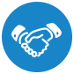 Shaking hands icon